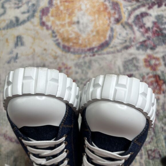 Hermes Denim Cross Sneakers - Picture 5 of 12